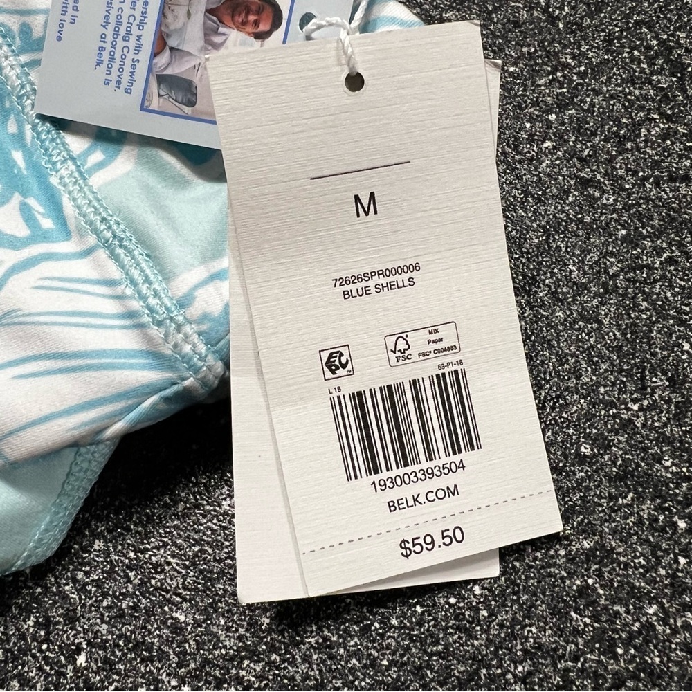 NWT Crown & Ivy  Light Blue Floral Mini Skort - Picture 7 of 11